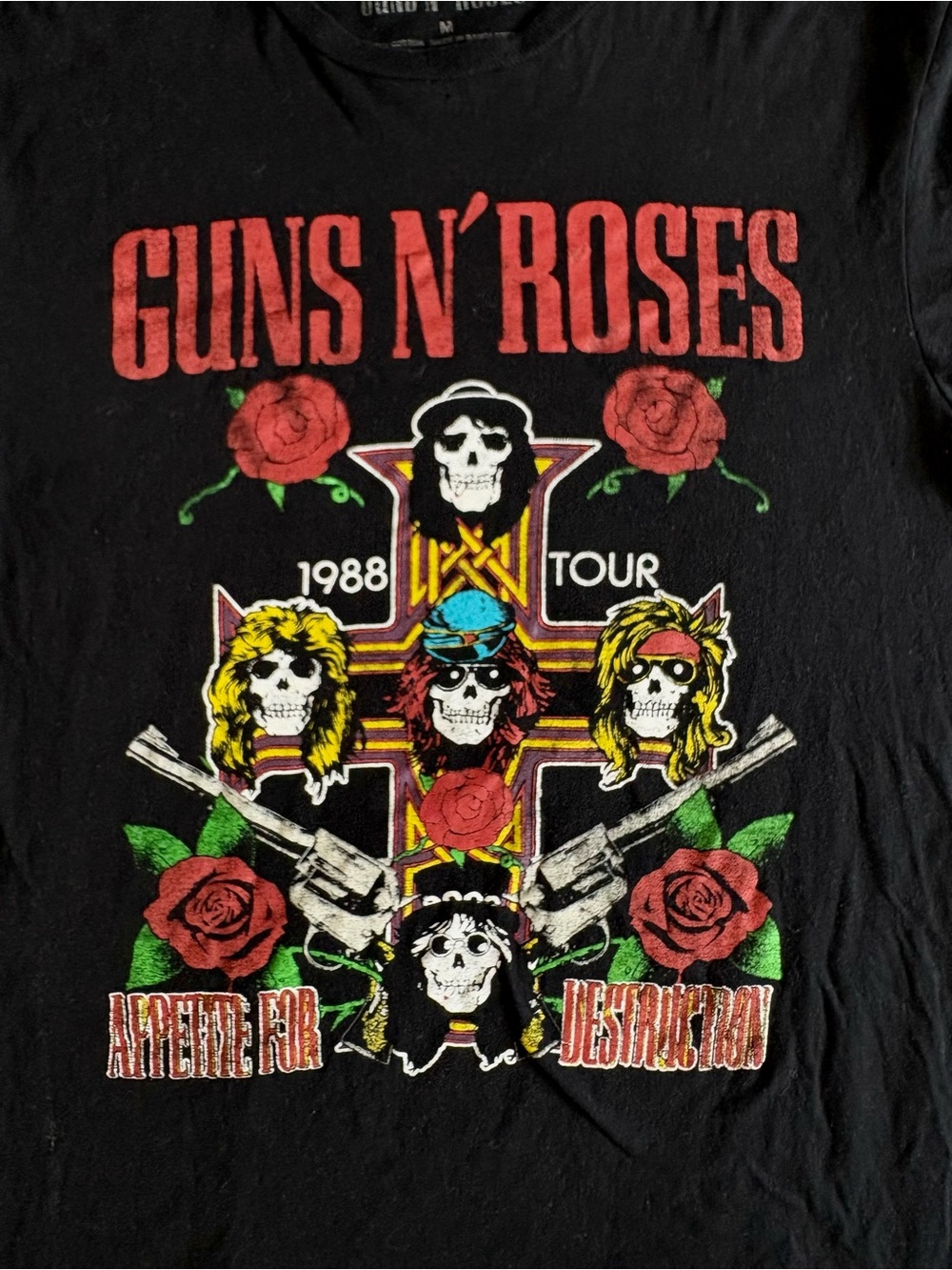 Guns N’ Roses Graphic Tour Tee, Adult M